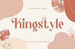 Kingstyle Elegant Serif Trending Fonts - Digital Font