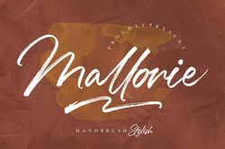 Mallorie Handbrush Stylish Trending Fonts - Digital Font