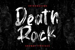 Death Rock Grunge Trending Fonts - Digital Font