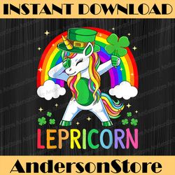 Lepricorn Unicorn Png, St Patricks Day Png, Lucky Png, Digital File, PNG High Quality, Sublimation, Instant Download