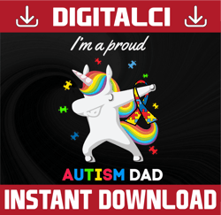 I'm A Proud Autism Dad svg, Autism Puzzle Sublimation, Autism Awareness svg, Autism Dad svg, Autism Print, April svg, Pr