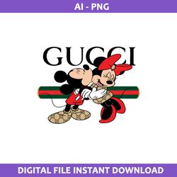 Gucci Mickey And Minnie Png, Gucci Logo Png, Mickey And Minnie Png, Disney Gucci Png, Gucci Brand Png, Ai Digital File