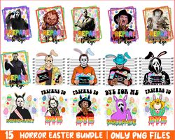 Easter Killer Mugshot Png Bundle, Horror Easter Png Bundle, Happy Easter Day Png, Funny Easter Png, Digital Download