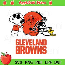 Cleveland Browns Snoopy Svg, Sport Svg, Cleveland Browns Svg, NFL Svg