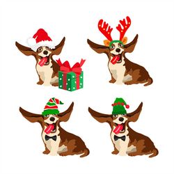 Cute Dog Basset Hound Breed svg, Christmas Svg, Christmas Dog Svg, Reindeer Svg, Christmas Gift Svg, Merry Christmas Svg