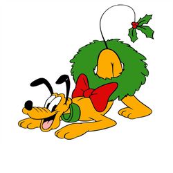 Christmas Pluto Svg, Disney Svg, Disney Movie Svg, Mickey Svg, Pluto Svg, Christmas Svg, Disneyland Svg, Disney Lovers,