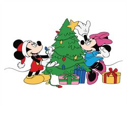 Christmas Mickey And Minnie Svg, Disney Svg, Disney Movie Svg, Mickey Svg, Minie Svg, Christmas Svg, Disneyland Svg, Dis