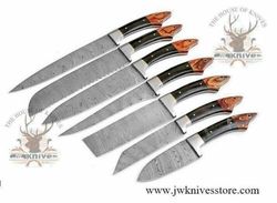 Kitchen Knives Set, HandForged Knife, Hunting Knife, Damascus knife, Survival Knife, Handmade Knife, Handmade Knives