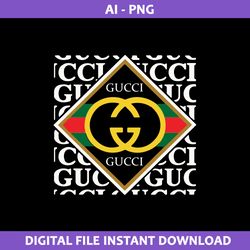 Gucci Fashion Brand Logo Png, Logo Gucci Png, Gucci Brand Png, Digital Ai File