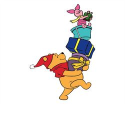 Pooh And Piglet Svg, Disney Svg, Pooh Svg, Winnie Svg, Piglet Svg, Christmas Svg, Disneyland Svg, Disney Movie Svg, Disn