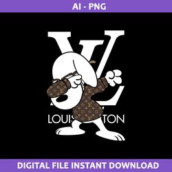 Snoopy LV Png, Louis Vuitton Logo Png, Snoopy Png, Disney Fashion Brand Png, Ai Digital File