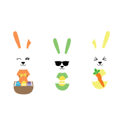 Easter SVG, Spring SVG, Bunny svg, Rabbit svg, Happy Easter svg File Cut Digital Download
