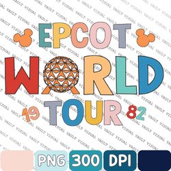 Cartoon Epcot World Tour Png, Retro Cartoon Epcot Png, Mickey And Friends, Epcot Center 1982 Png, Drinking Around The Wo