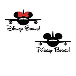 Disney Bound Mickey Svg, Disney Svg, Disney Bound Svg, Mickey Svg, Airplane Svg, Disneyland Svg, Disney Movie Svg, Carto