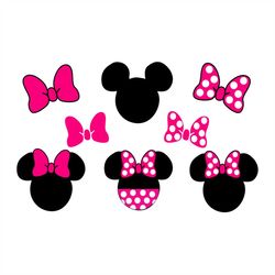 Minnie Head Svg, Disney Svg, Minnie Svg, Mickey Svg, Disney Movie Svg, Cartoon Svg, Disney Lovers, Minnie Elsa Shirt, Mi