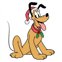 Christmas Cute Pluto Svg, Disney Svg, Christmas Svg, Mickey Svg, Mickey Mouse Svg, Pluto Svg, Cute Pluto Svg, Christmas