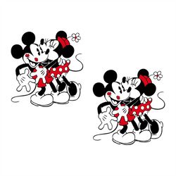 Kissing Mickey Minnie Svg, Disney Svg, Mickey Svg, Mickey Mouse Svg, Minnie Svg, Disney Movie Svg, Cartoon Svg, Disney L