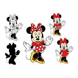 Dancing Minnie Svg, Disney Svg, Mickey Svg, Mickey Mouse Svg, Minnie Svg, Disney Movie Svg, Cartoon Svg, Disney Lovers,
