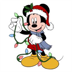 Christmas Mickey Mouse Decor Svg, Disney Svg, Christmas Svg, Mickey Svg, Mickey Mouse Svg, Santa Svg, Santa Costume Svg,
