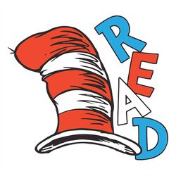 Dr Seuss Read Svg, Dr Seuss Svg, Seuss Svg, Dr Seuss Gifts, Dr Seuss Shirt, Cat In The Hat Svg, Thing 1 Thing 2 Svg, Dr
