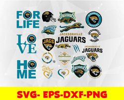 Jacksonville Jaguars logo, bundle logo, svg, png, eps, dxf