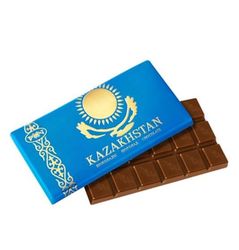 Milk chocolate from KAZAKHSTAN natural 2 pc.