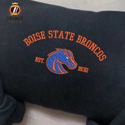 Boise State Broncos Embroidered Sweatshirt, NCAA Embroidered Shirt, NCAA Boise State, Embroidered Hoodie, Unisex T-Shirt