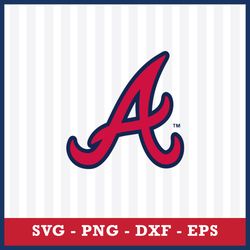 Atlanta Braves Svg, Atlanta Braves Logo Svg, MLB Svg, Sport Svg, Png Dxf Eps File