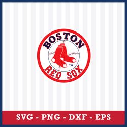 Boston Red Sox Logo Svg, Boston Red Sox Svg, MLB Svg, Sport Svg, Png Dxf Eps File