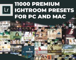 11000 Ultimate Lightroom Preset Bundle: Transform Your Photos with Stunning Filters for Mobile and Desktop Editing!