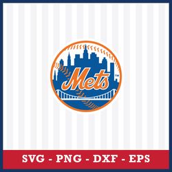 New York Mets Logo Svg, New York Mets Svg, MLB Svg, Sport Svg, Png Dxf Eps File