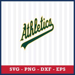Oakland Athletics Logo Svg, Oakland Athletics Svg, MLB Svg, Sport Svg, Png Dxf Eps File