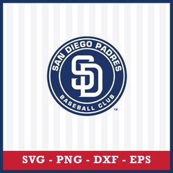 San diego Padres Logo Svg, San diego Padres Svg, MLB Svg, Sport Svg, Png Dxf Eps File