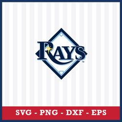 Tampa Bay Rays Logo Svg, Tampa Bay Rays Svg, MLB Svg, Sport Svg, Png Dxf Eps File