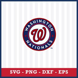 Washington Nationals Svg, Washington Nationals Logo Svg, MLB Svg, Sport Svg, Png Dxf Eps File