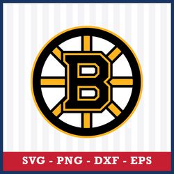 Boston Bruins Svg, Boston Bruins Logo Svg, NHL Svg, Sport Svg, Png Dxf Eps File