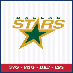 Dallas Stars Svg, Dallas Stars Logo Svg, NHL Svg, Sport Svg, Png Dxf Eps File