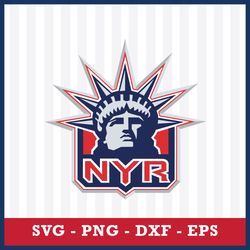 New York Rangers Logo Svg, New York Rangers Svg, NHL Svg, Sport Svg, Png Dxf Eps File
