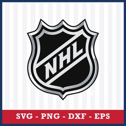 NHL Logo Svg, National Hockey League Svg, Sport Svg, Png Dxf Eps File