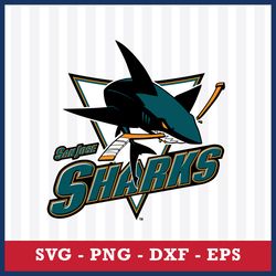 San Jose Sharks Logo Svg, San Jose Sharks Svg, NHL Svg, Sport Svg, Png Dxf Eps File