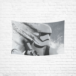 Stormtrooper Wall Tapestry, Cotton Linen Wall Hanging