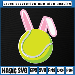 tennis ball easter bunny svg, tennis ball svg files, tennis mom cut files, digital download