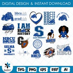 Selma College Svg, HBCU Svg Collections, HBCU team, Football Svg, Mega Bundle, Digital Download
