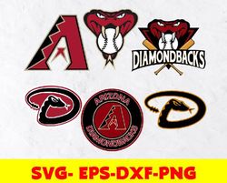 Arizona Diamondbacks  logo, bundle logo, svg, png, eps, dxf