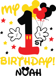 Mickey Happy Birthday Disney Svg, Birthday Mickey Svg, Happy Disney Svg, Disney Mickey Mouse Svg Digital Download