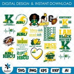 Kentucky State Svg, HBCU Svg Collections, HBCU team, Football Svg, Mega Bundle, Digital Download