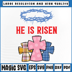 He Is Risen Christ Png, Christ Resurrection, Happy Easter Day Png, Easter Png, Digital Download