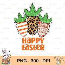 Happy Easter Leopard Carrot Sublimation