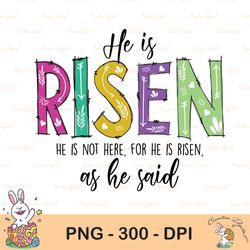 He is Risen Jesus Easter Sublimation