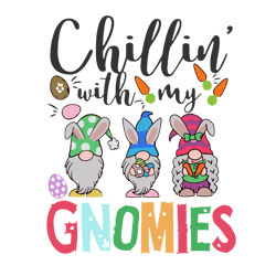 Chillin With My Gomies Easter Svg, Bunny Svg, Easter Rabbit Svg, Rabbit Svg, Easter Bunny Svg File Cut Digital Download